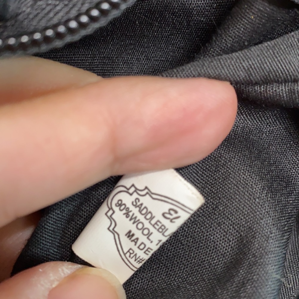 EL PASO southwestern wool saddle blanket tote bag - Picture 6 of 7